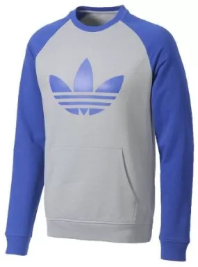 Adidas Originals Sport Lite Crew Sweatshirt Silver/Blue Z35476