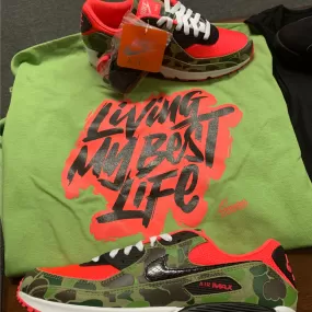 Air Max 90 Duck Camo Living Life Shirt