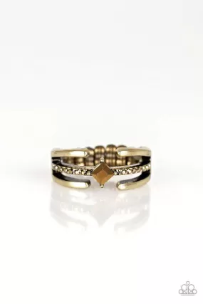 City Center Brass Ring - Paparazzi Accessories