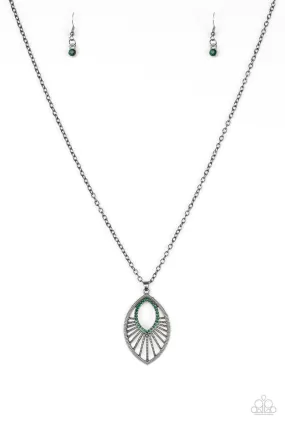 Court Couture Green Necklace - Paparazzi Accessories