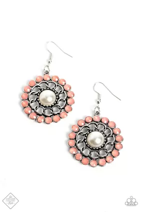 Effortlessly Eden Orange Earrings - Paparazzi Accessories