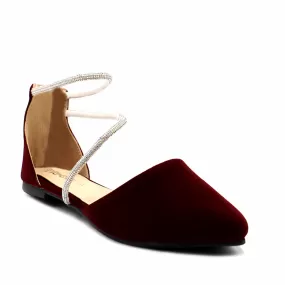 Maroon Formal Sling Back 090821