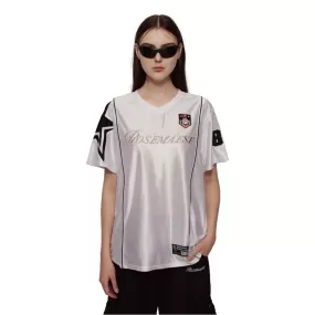 ROSEMAESE SPORT CLUB TEE (LONG)-WHITE