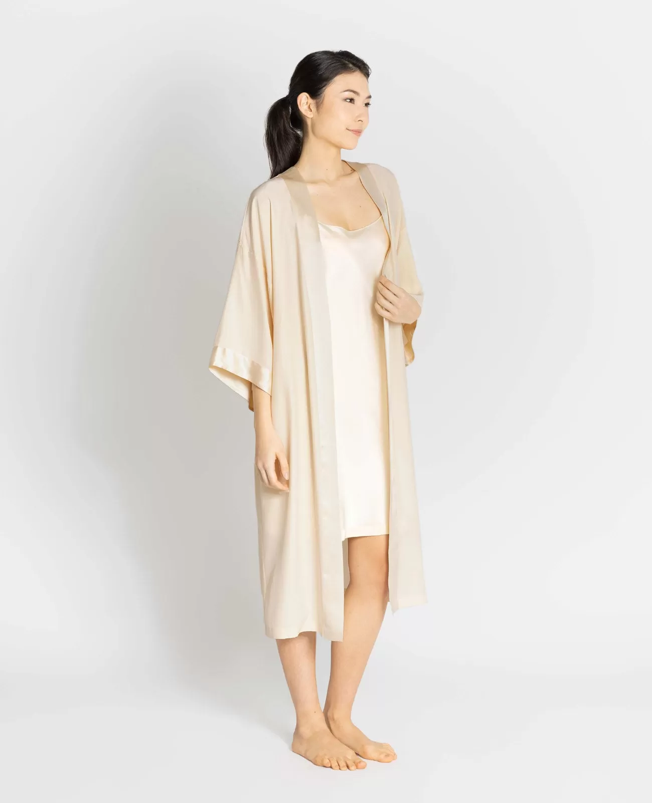 Silk Pyjamas Robe