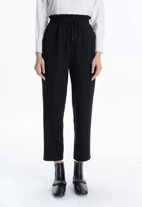 Solid Straight Leg Formal Trouser