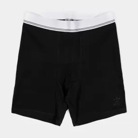 Tape Ribbed Womens Shorts (Black/White)