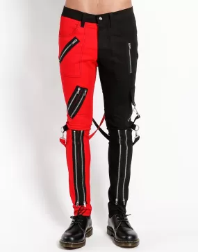 TRIPP NYC SPLIT LEG PLAID BONDAGE PANT