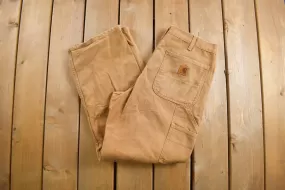 Vintage 1990s Carhartt Carpenter Pants Size 33 x 29 / 90s Work Pants / Hype Vintage / Vintage Carhartt / Vintage Workwear